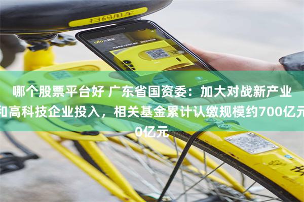 哪个股票平台好 广东省国资委：加大对战新产业和高科技企业投入，相关基金累计认缴规模约700亿元
